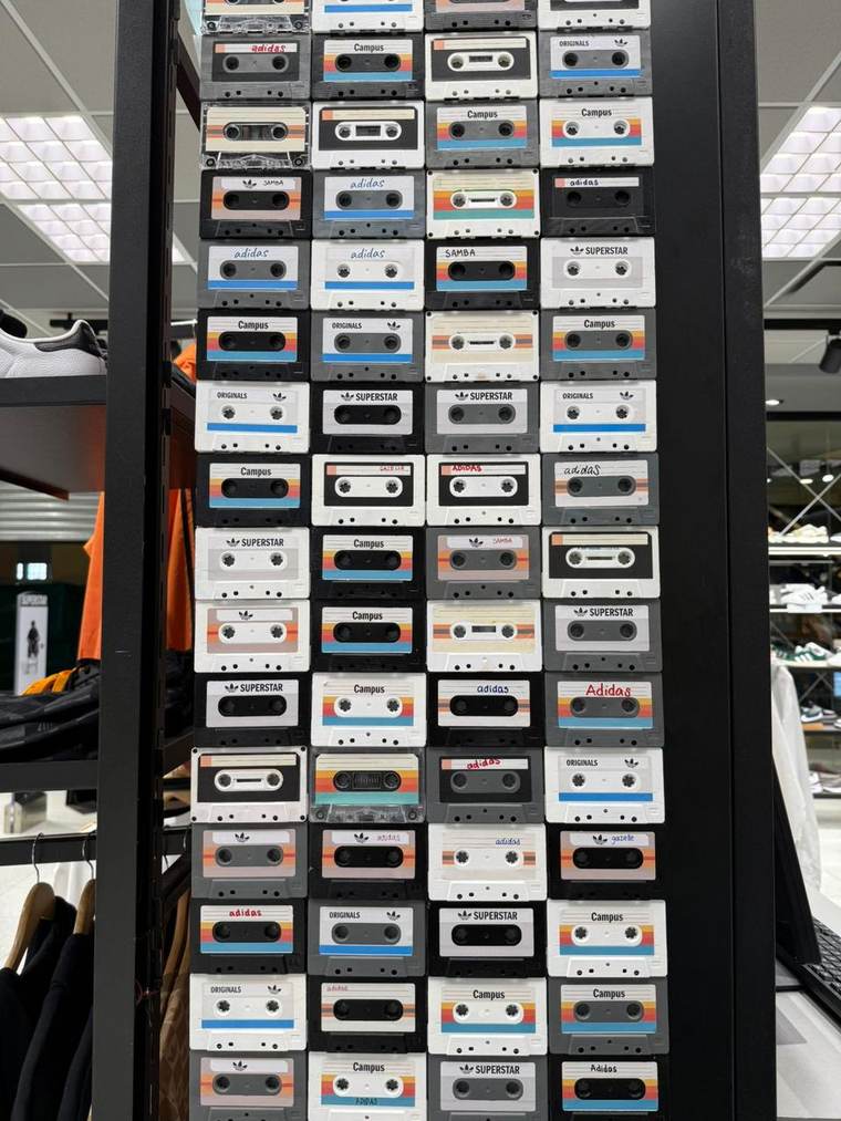Instalación de casetes para adidas